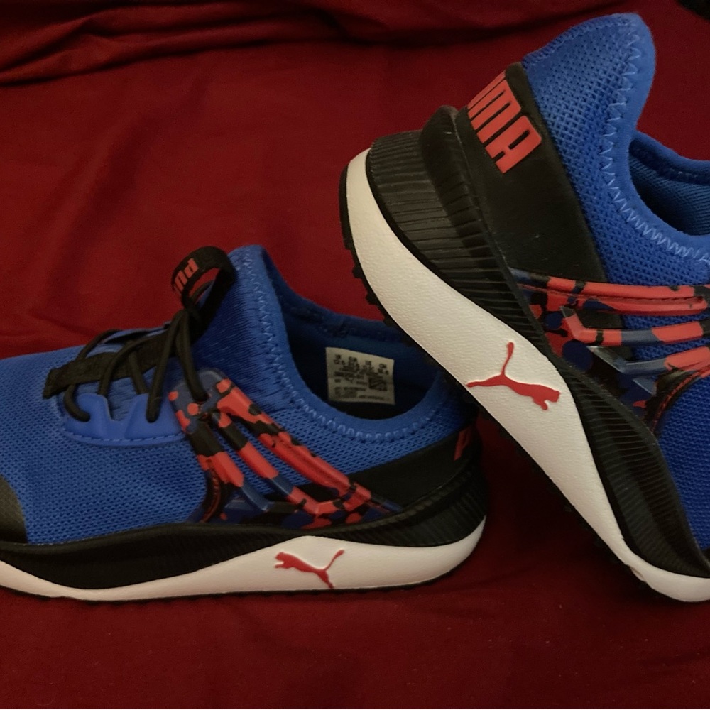 Puma Blue and Red Sneakers Athletic Performance